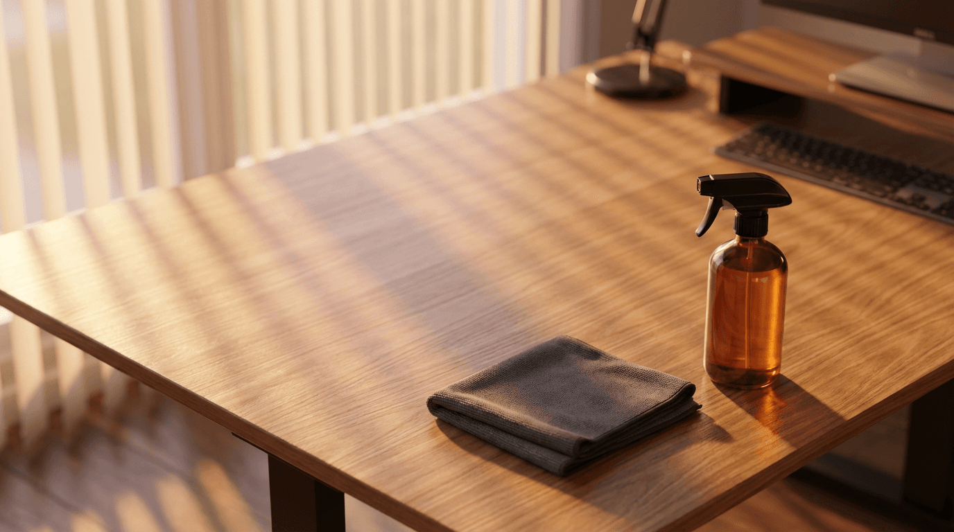 Tägliche Reinigungsvorbereitung für Büroräume
